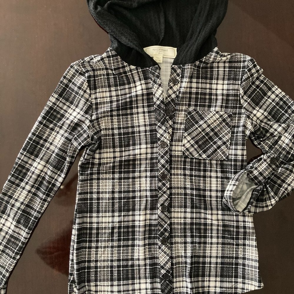 NWOT No Comment Girls Shirt sz. 7/8